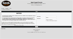 Desktop Screenshot of forums.geeksquadcentral.com
